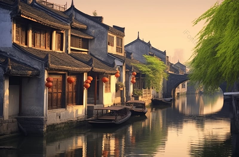 上海枫泾古镇江南著名景点中国文化水乡,高清,摄影图,摄影图片,图片大全,摄影图免费下载